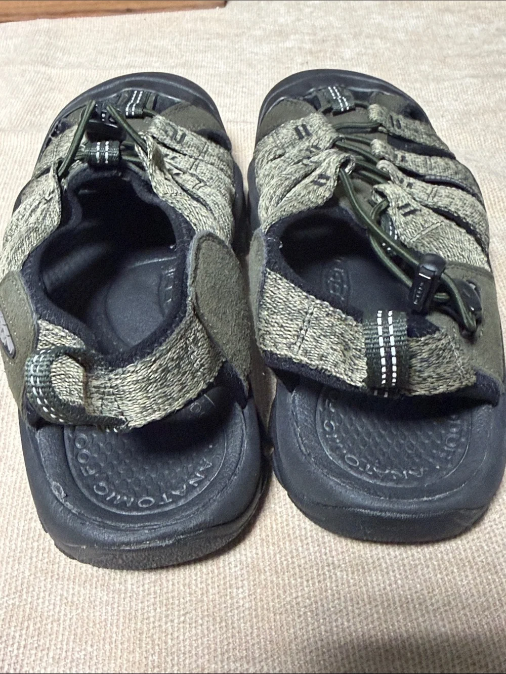 Keen Olive Green and Black Men's Sport Sandals